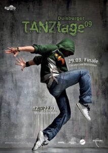 Plakat der Tanztage 2009